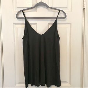 Olive Green Swing Tank Top